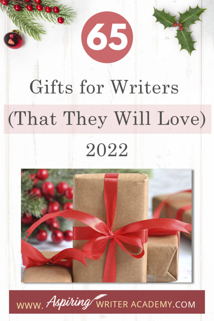 Are you struggling to find that perfect gift for the novelist in your life? You are in luck! We have gathered tons of ideas in one place and put together a list of 65 Gifts for Writers (That They Will Love) 2022. We hope that this post will help you find the perfect gift for writers, editors, and critique partners.