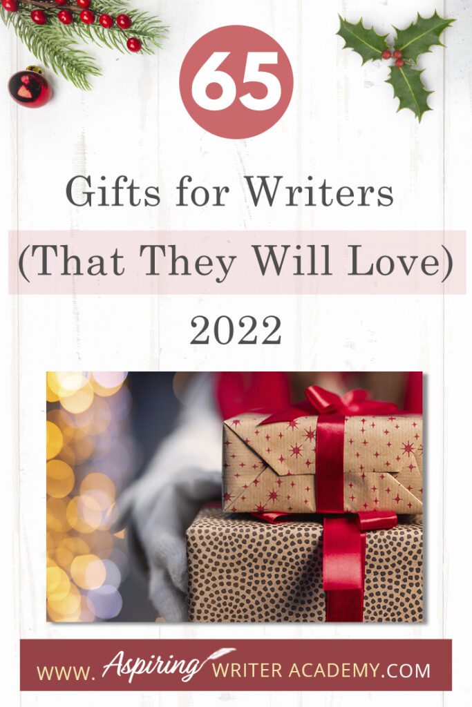 Are you struggling to find that perfect gift for the novelist in your life? You are in luck! We have gathered tons of ideas in one place and put together a list of 65 Gifts for Writers (That They Will Love) 2022. We hope that this post will help you find the perfect gift for writers, editors, and critique partners.