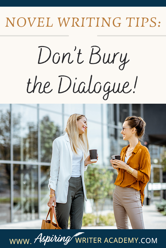 When writing the first draft of a fictional novel, authors may write fast, without giving much thought to format or style issues when it comes to dialogue. However, during the revision phase, it is important to look at each line to ensure the conversations between characters have the greatest impression upon readers. In Novel Writing Tips: Don’t Bury the Dialogue! we show you how to make your character’s speech stand out for clarity, maximum impact, and stylistic effect.