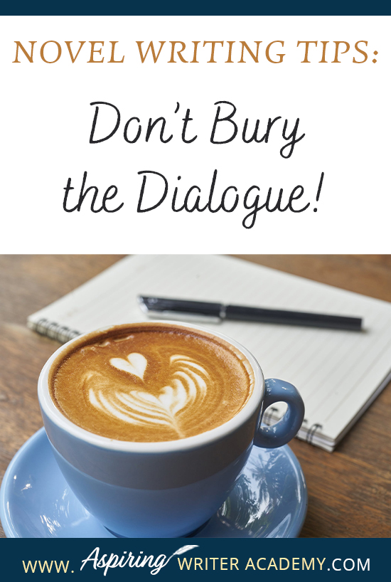 When writing the first draft of a fictional novel, authors may write fast, without giving much thought to format or style issues when it comes to dialogue. However, during the revision phase, it is important to look at each line to ensure the conversations between characters have the greatest impression upon readers. In Novel Writing Tips: Don’t Bury the Dialogue! we show you how to make your character’s speech stand out for clarity, maximum impact, and stylistic effect.