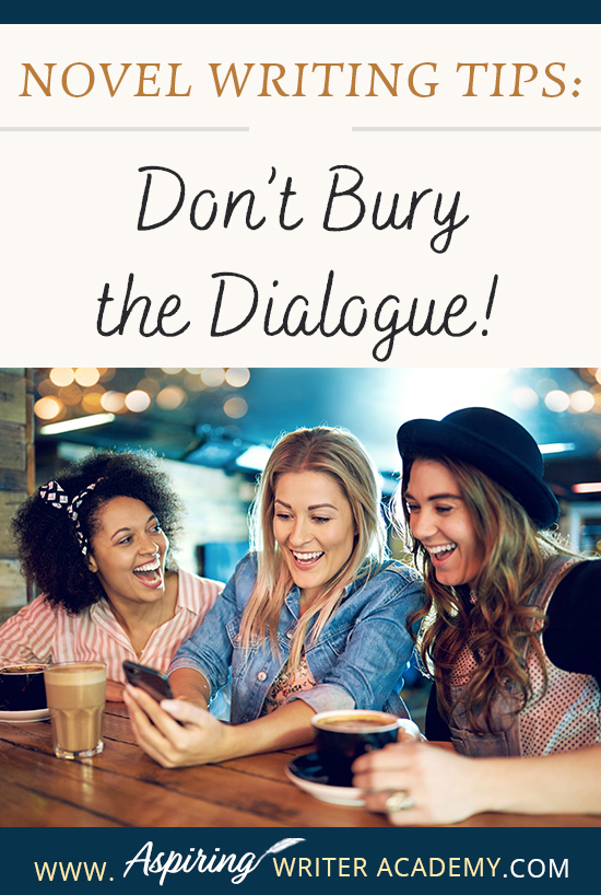 When writing the first draft of a fictional novel, authors may write fast, without giving much thought to format or style issues when it comes to dialogue. However, during the revision phase, it is important to look at each line to ensure the conversations between characters have the greatest impression upon readers. In Novel Writing Tips: Don’t Bury the Dialogue! we show you how to make your character’s speech stand out for clarity, maximum impact, and stylistic effect.