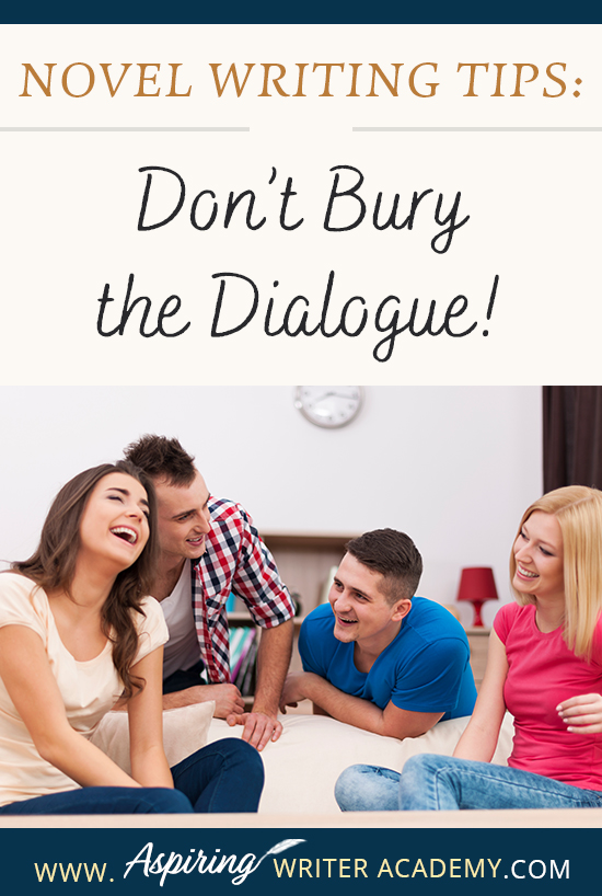 When writing the first draft of a fictional novel, authors may write fast, without giving much thought to format or style issues when it comes to dialogue. However, during the revision phase, it is important to look at each line to ensure the conversations between characters have the greatest impression upon readers. In Novel Writing Tips: Don’t Bury the Dialogue! we show you how to make your character’s speech stand out for clarity, maximum impact, and stylistic effect.