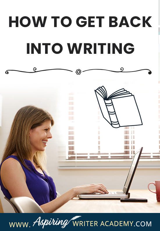 If you are a writer who meets every deadline and keeps your production schedule flourishing at peak level through holidays, sickness, and other hard, challenging time periods, then my hat is off to you! Great job! For others, that masterful feat is not so easy. If you have slacked off from writing for any reason, we hope How to Get Back into Writing can give you a PLAN to get back in the game!