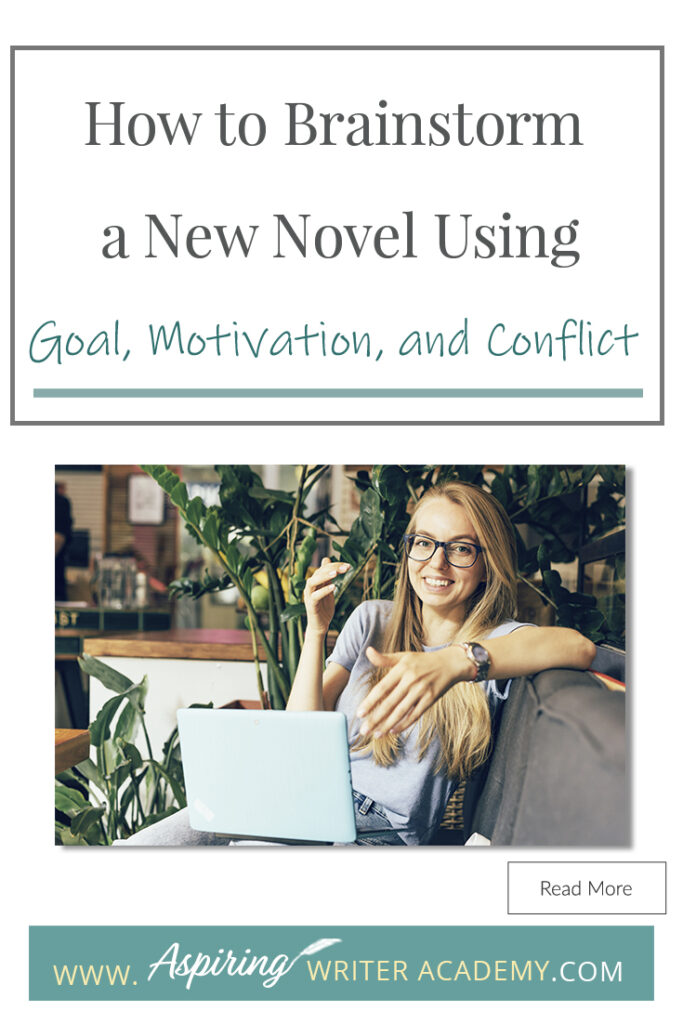 Looking for a new story idea? Before you can sit down and start writing a work of fiction, you will need to brainstorm three key elements: - What is your character’s Goal? (What does he want?) - What is this character’s Motivation? (Why does he want it?) - What is the Conflict your character will face? (What is stopping him from getting it?) In our post, How to Brainstorm a New Novel Using Goal, Motivation, and Conflict, we show you how to create a working outline to help get your story started!