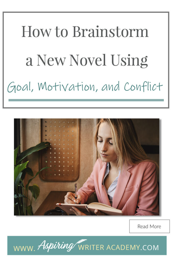 Looking for a new story idea? Before you can sit down and start writing a work of fiction, you will need to brainstorm three key elements: - What is your character’s Goal? (What does he want?) - What is this character’s Motivation? (Why does he want it?) - What is the Conflict your character will face? (What is stopping him from getting it?) In our post, How to Brainstorm a New Novel Using Goal, Motivation, and Conflict, we show you how to create a working outline to help get your story started!