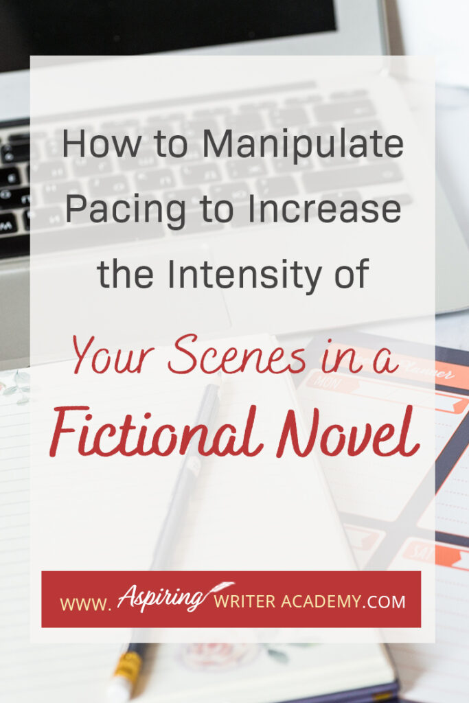 Are there sections in your story that are moving too slow? Do you feel like your scenes are not climatic enough? With the right techniques, you can use pacing to slow a story down or to speed a story up, depending on what is required for each scene. What you do not want, is to have the wrong pacing at the wrong time. Follow along as we show you How to Manipulate Pacing to Increase the Intensity of Your Scenes in a Fictional Novel to help you write a novel that your reader can not put down.