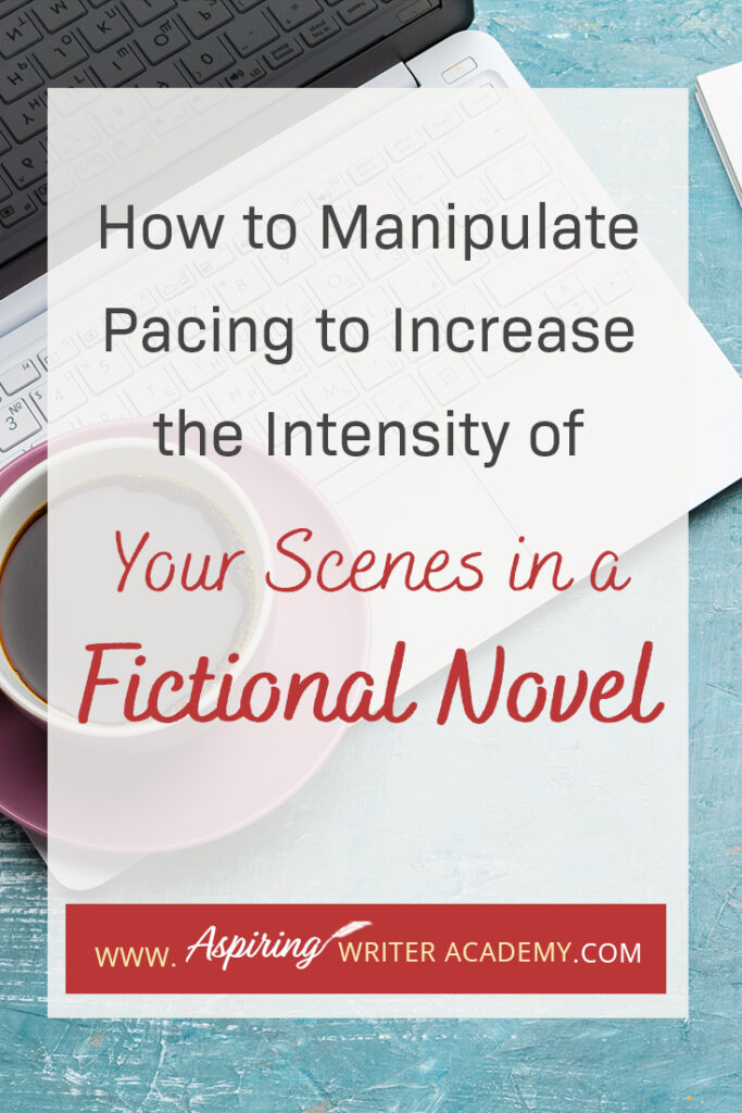 Are there sections in your story that are moving too slow? Do you feel like your scenes are not climatic enough? With the right techniques, you can use pacing to slow a story down or to speed a story up, depending on what is required for each scene. What you do not want, is to have the wrong pacing at the wrong time. Follow along as we show you How to Manipulate Pacing to Increase the Intensity of Your Scenes in a Fictional Novel to help you write a novel that your reader can not put down.