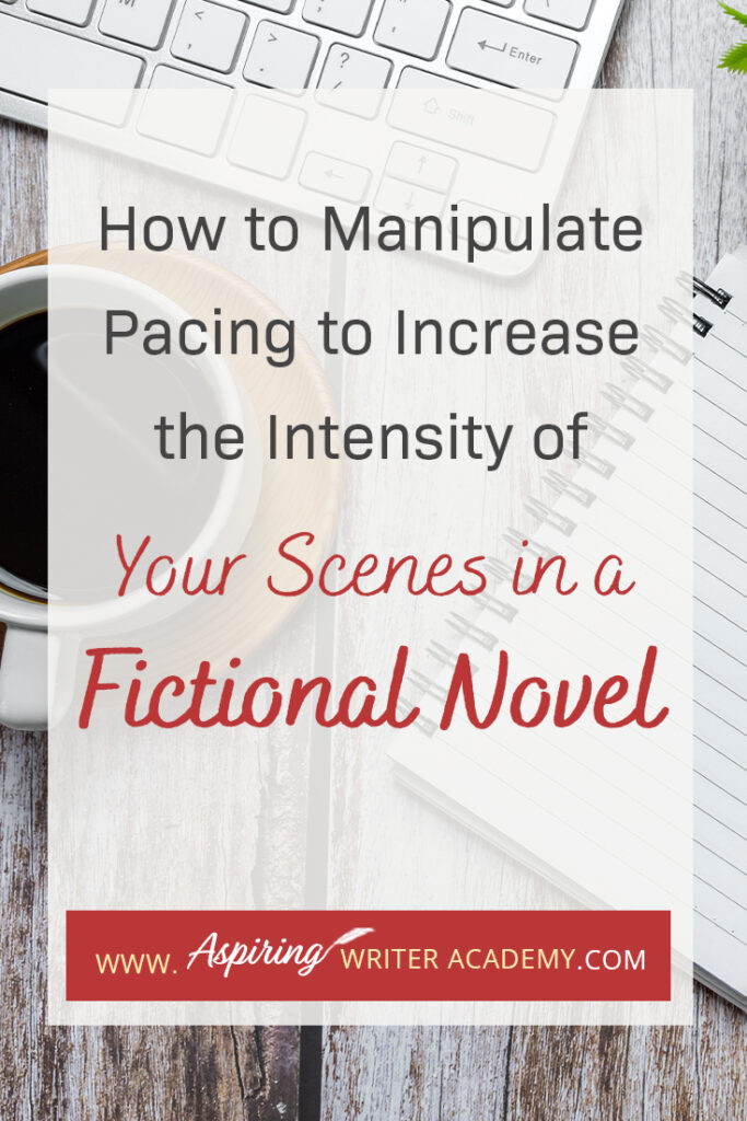 Are there sections in your story that are moving too slow? Do you feel like your scenes are not climatic enough? With the right techniques, you can use pacing to slow a story down or to speed a story up, depending on what is required for each scene. What you do not want, is to have the wrong pacing at the wrong time. Follow along as we show you How to Manipulate Pacing to Increase the Intensity of Your Scenes in a Fictional Novel to help you write a novel that your reader can not put down.