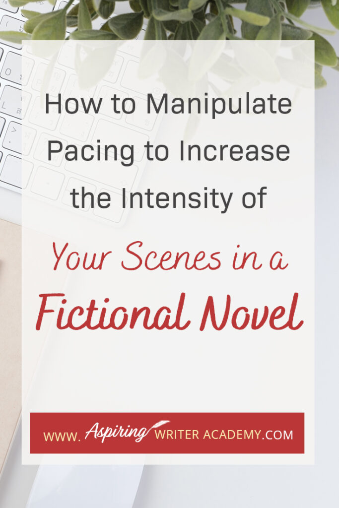 Are there sections in your story that are moving too slow? Do you feel like your scenes are not climatic enough? With the right techniques, you can use pacing to slow a story down or to speed a story up, depending on what is required for each scene. What you do not want, is to have the wrong pacing at the wrong time. Follow along as we show you How to Manipulate Pacing to Increase the Intensity of Your Scenes in a Fictional Novel to help you write a novel that your reader can not put down.