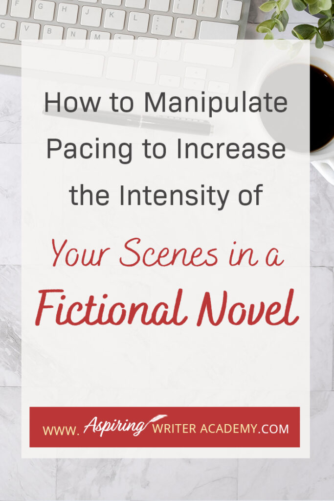 Are there sections in your story that are moving too slow? Do you feel like your scenes are not climatic enough? With the right techniques, you can use pacing to slow a story down or to speed a story up, depending on what is required for each scene. What you do not want, is to have the wrong pacing at the wrong time. Follow along as we show you How to Manipulate Pacing to Increase the Intensity of Your Scenes in a Fictional Novel to help you write a novel that your reader can not put down.