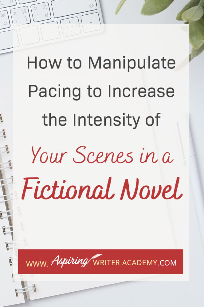 Are there sections in your story that are moving too slow? Do you feel like your scenes are not climatic enough? With the right techniques, you can use pacing to slow a story down or to speed a story up, depending on what is required for each scene. What you do not want, is to have the wrong pacing at the wrong time. Follow along as we show you How to Manipulate Pacing to Increase the Intensity of Your Scenes in a Fictional Novel to help you write a novel that your reader can not put down.