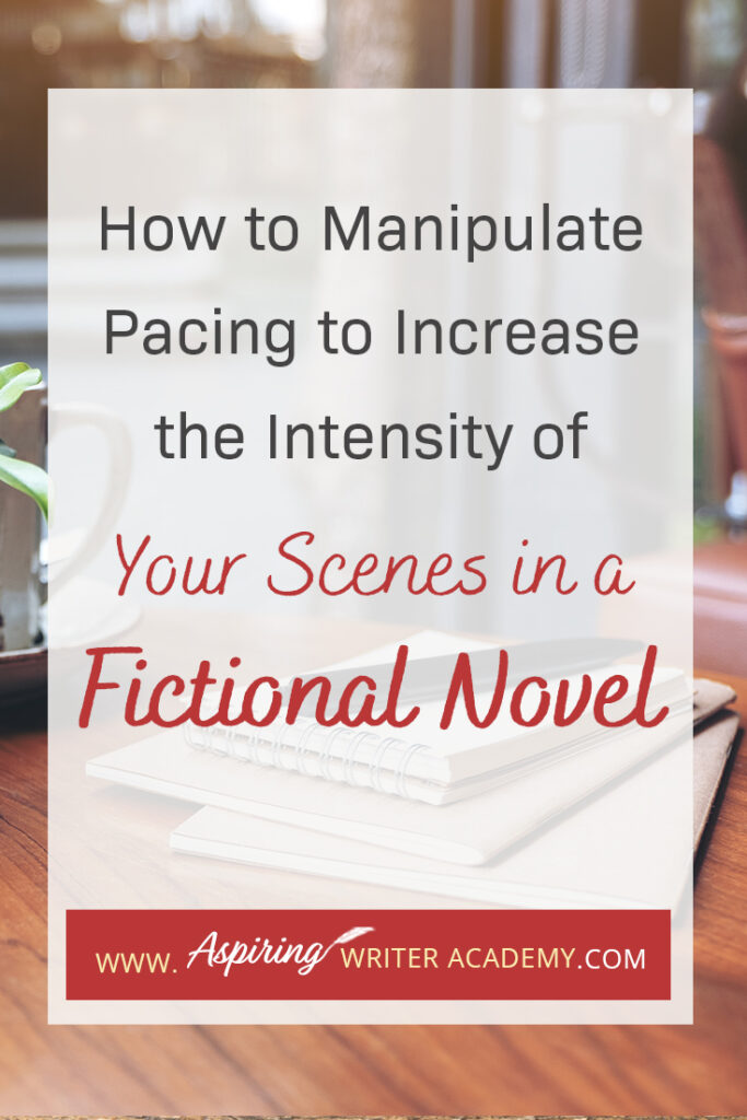 Are there sections in your story that are moving too slow? Do you feel like your scenes are not climatic enough? With the right techniques, you can use pacing to slow a story down or to speed a story up, depending on what is required for each scene. What you do not want, is to have the wrong pacing at the wrong time. Follow along as we show you How to Manipulate Pacing to Increase the Intensity of Your Scenes in a Fictional Novel to help you write a novel that your reader can not put down.