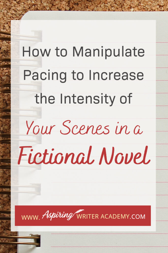 Are there sections in your story that are moving too slow? Do you feel like your scenes are not climatic enough? With the right techniques, you can use pacing to slow a story down or to speed a story up, depending on what is required for each scene. What you do not want, is to have the wrong pacing at the wrong time. Follow along as we show you How to Manipulate Pacing to Increase the Intensity of Your Scenes in a Fictional Novel to help you write a novel that your reader can not put down.