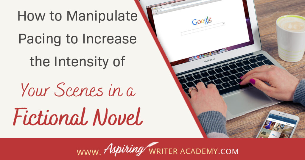 Are there sections in your story that are moving too slow? Do you feel like your scenes are not climatic enough? With the right techniques, you can use pacing to slow a story down or to speed a story up, depending on what is required for each scene. What you do not want, is to have the wrong pacing at the wrong time. Follow along as we show you How to Manipulate Pacing to Increase the Intensity of Your Scenes in a Fictional Novel to help you write a novel that your reader can not put down.