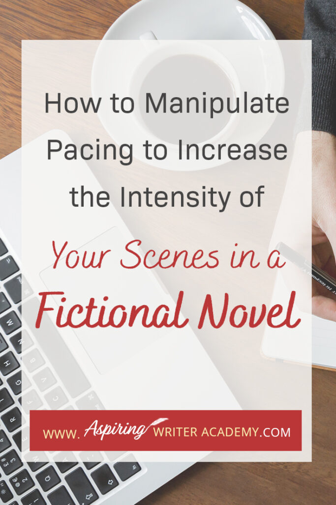 Are there sections in your story that are moving too slow? Do you feel like your scenes are not climatic enough? With the right techniques, you can use pacing to slow a story down or to speed a story up, depending on what is required for each scene. What you do not want, is to have the wrong pacing at the wrong time. Follow along as we show you How to Manipulate Pacing to Increase the Intensity of Your Scenes in a Fictional Novel to help you write a novel that your reader can not put down.