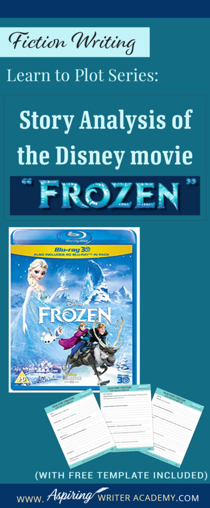 The best way to learn story structure is to analyze good stories. Can you readily identify each plot point in every movie you see or book you read? Or do terms like ‘inciting incident,’ ‘midpoint reversal,’ and ‘black moment’ leave you confused? In our Learn to Plot Fiction Writing Series: Story Analysis of the Disney movie “Frozen” we will show you how to recognize each element and provide you with a Free Plot Template so you can draft satisfying, high-quality stories of your own.