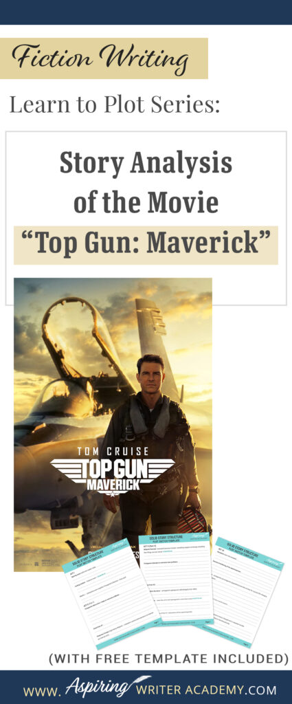 The best way to learn story structure is to analyze good stories. Can you readily identify each plot point in every movie you see or book you read? Or do terms like ‘inciting incident,’ ‘midpoint reversal,’ and ‘black moment’ leave you confused? In our Learn to Plot Fiction Writing Series: Story Analysis of the movie “Top Gun: Maverick” we will show you how to recognize each element and provide you with a Free Plot Template so you can draft satisfying, high-quality stories of your own.