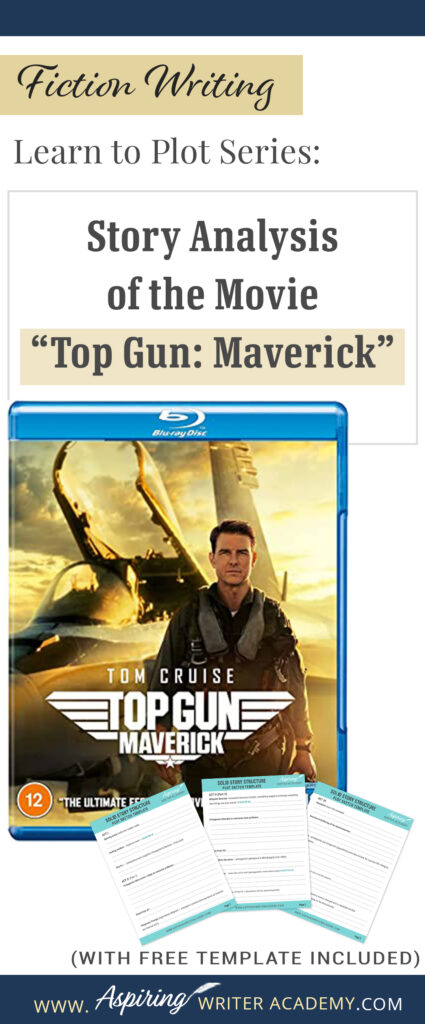 The best way to learn story structure is to analyze good stories. Can you readily identify each plot point in every movie you see or book you read? Or do terms like ‘inciting incident,’ ‘midpoint reversal,’ and ‘black moment’ leave you confused? In our Learn to Plot Fiction Writing Series: Story Analysis of the movie “Top Gun: Maverick” we will show you how to recognize each element and provide you with a Free Plot Template so you can draft satisfying, high-quality stories of your own.