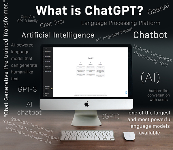 ChatGPT is a powerful artificial intelligence language processing platform developed by OpenAI. This highly advanced chatbot is designed to generate human-like responses to questions and information asked of it. This powerful AI tool has a massive network of text and data that it has been trained on to allow it to understand and generate human-like language. ChatGPT stands for "Chat Generative Pre-trained Transformer," referencing the transformer architecture it was trained on.