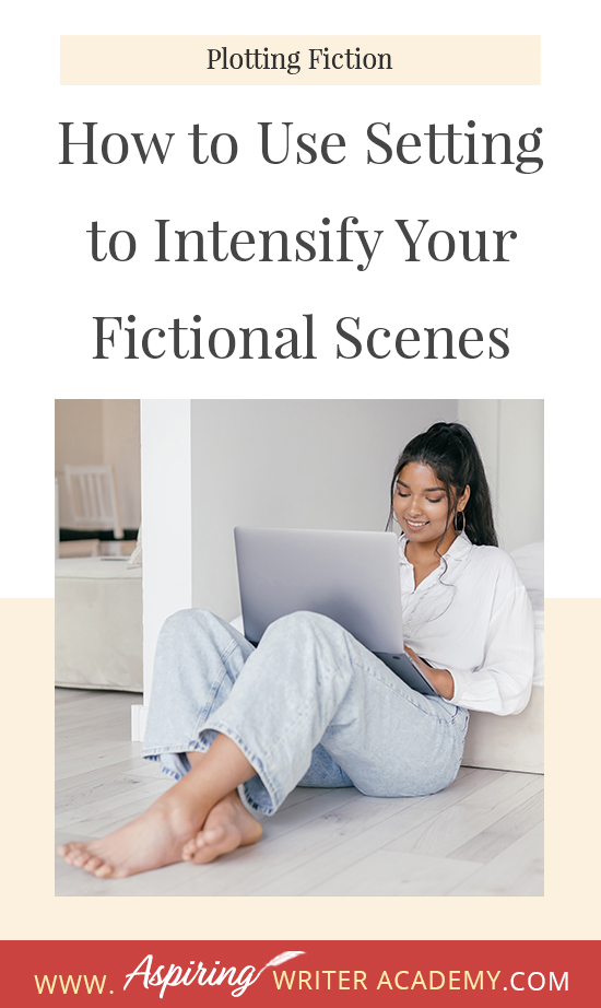 While it is important to focus on the characters and plot of your fictional story, how much attention do you give to the setting? Do you use the weather to depict mood a little too often? Are your scene details randomly inserted without any real purpose or meaning? In How to Use Setting to Intensify Your Fictional Scenes, we help you create unique settings that work on multiple levels to enhance the scene, reveal your character’s personality, and build intensity into each story conflict.