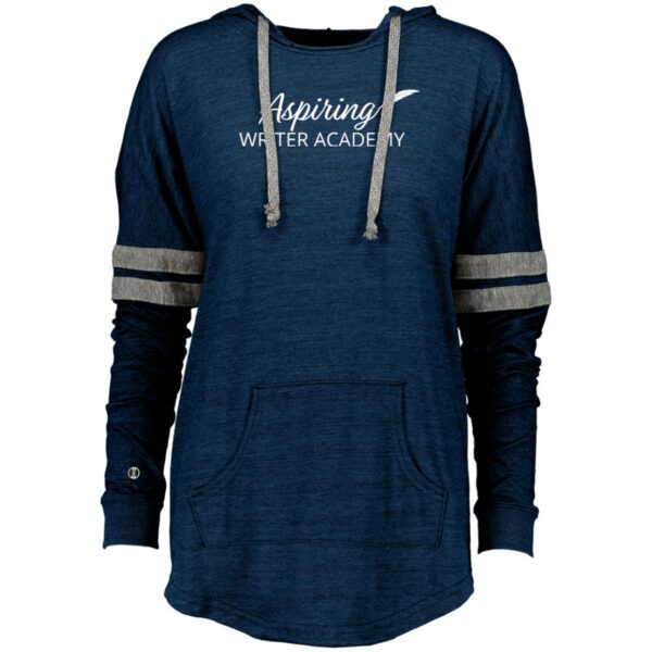 Aspiring Writer Academy 229390 Ladies Hooded Low Key Pullover