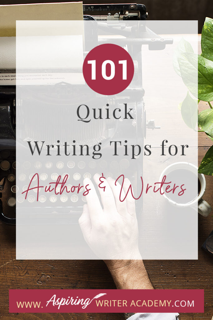 Writing can be a challenging and rewarding pursuit, but it's not always easy to know where to start or how to improve your craft. Whether you're a seasoned author or just starting out, we hope that you can take away something to help you out with your writing journey from our post 101 Quick Writing Tips for Authors and Writers. We hope that some of these tips help you hone your skills, overcome writer's block, and create compelling stories that captivate your readers.