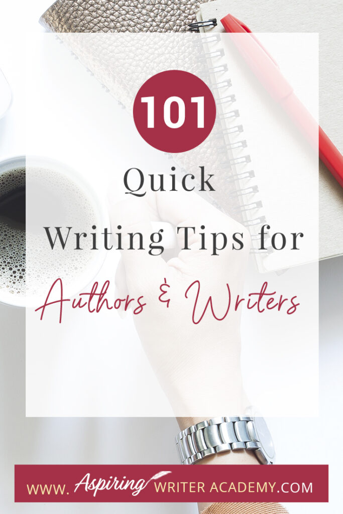 Writing can be a challenging and rewarding pursuit, but it's not always easy to know where to start or how to improve your craft. Whether you're a seasoned author or just starting out, we hope that you can take away something to help you out with your writing journey from our post 101 Quick Writing Tips for Authors and Writers. We hope that some of these tips help you hone your skills, overcome writer's block, and create compelling stories that captivate your readers.