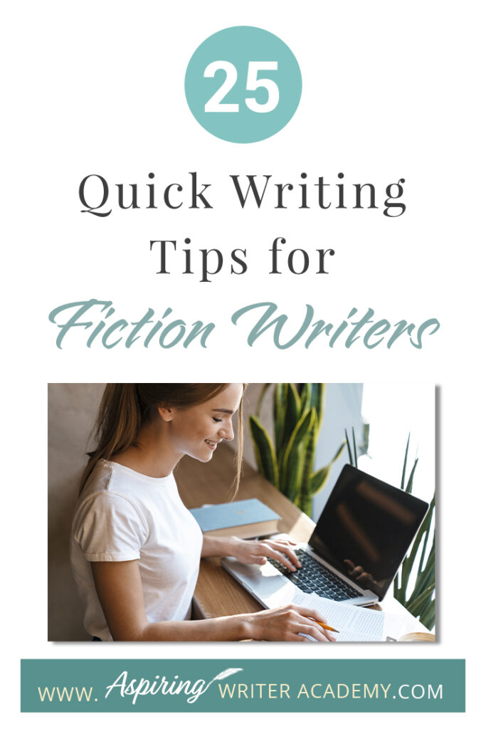 Writing fiction is a challenging and rewarding endeavor that requires a combination of creativity, skill, and discipline. Whether you're a seasoned writer or just starting out, there's always room for improvement in your craft. In this blog post, we'll provide you with 25 Quick Writing Tips for Fiction Writers to help you elevate your writing and create compelling stories that captivate your readers. From character development to plot pacing, we hope that these tips will help inspire you to hone your skills and take your writing to the next level.