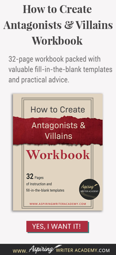 This 32-page instructional workbook is packed with valuable fill-in-the-blank templates and practical advice to help you create memorable and effective antagonists and villains. Whether you're a seasoned writer or just starting out, this workbook will take your writing to the next level.