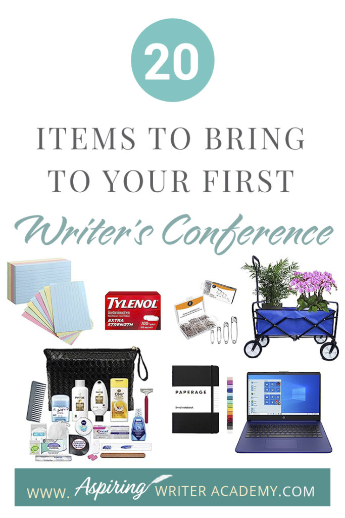 Attending a writer’s conference is one of the best things you can do to either launch or advance your writing career. But what should you bring? Do you need a notebook or a laptop? Do you need business cards? How should you dress? What if you are published and need to bring books for the conference book table? Which items are beneficial, and which should you leave at home? Our post, 20 Items to Bring to Your First Writer’s Conference, offers a valuable checklist to help put your mind at ease.