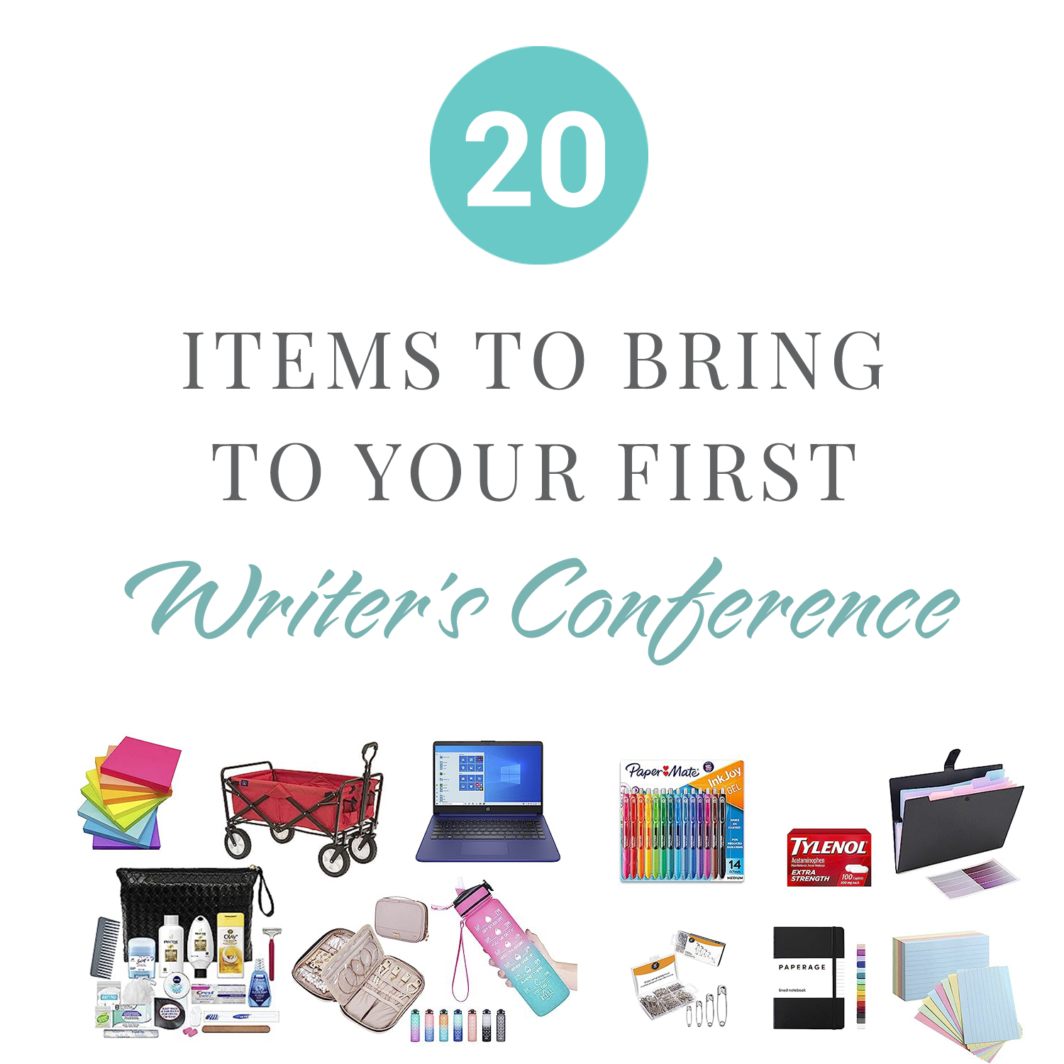 20 Items to Bring to Your First Writer’s Conference - Aspiring Writer ...