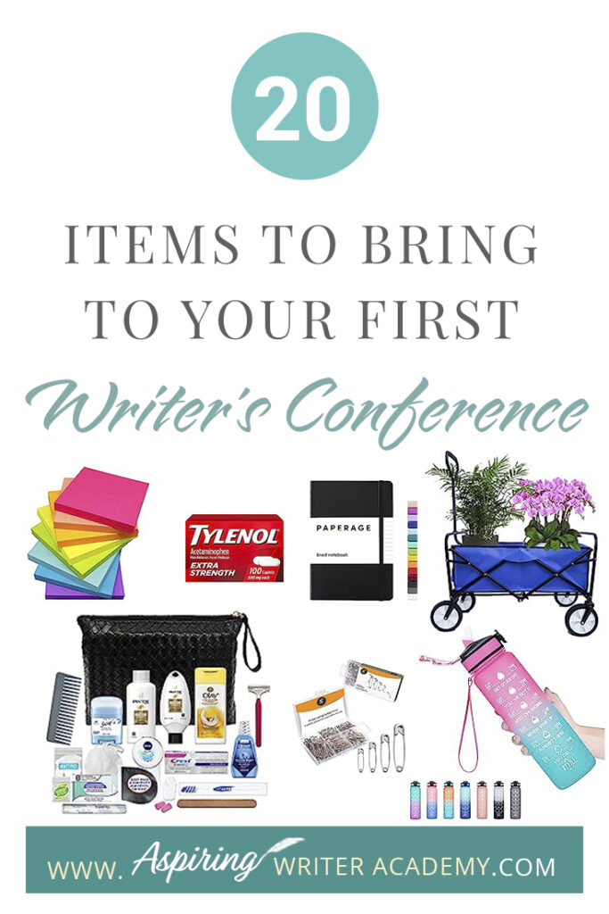 Attending a writer’s conference is one of the best things you can do to either launch or advance your writing career. But what should you bring? Do you need a notebook or a laptop? Do you need business cards? How should you dress? What if you are published and need to bring books for the conference book table? Which items are beneficial, and which should you leave at home? Our post, 20 Items to Bring to Your First Writer’s Conference, offers a valuable checklist to help put your mind at ease.