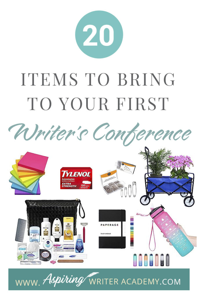 Attending a writer’s conference is one of the best things you can do to either launch or advance your writing career. But what should you bring? Do you need a notebook or a laptop? Do you need business cards? How should you dress? What if you are published and need to bring books for the conference book table? Which items are beneficial, and which should you leave at home? Our post, 20 Items to Bring to Your First Writer’s Conference, offers a valuable checklist to help put your mind at ease.