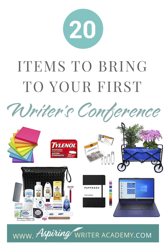 Attending a writer’s conference is one of the best things you can do to either launch or advance your writing career. But what should you bring? Do you need a notebook or a laptop? Do you need business cards? How should you dress? What if you are published and need to bring books for the conference book table? Which items are beneficial, and which should you leave at home? Our post, 20 Items to Bring to Your First Writer’s Conference, offers a valuable checklist to help put your mind at ease.