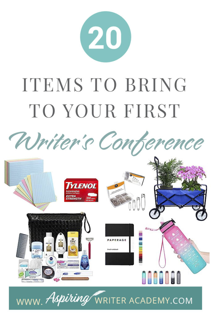 Attending a writer’s conference is one of the best things you can do to either launch or advance your writing career. But what should you bring? Do you need a notebook or a laptop? Do you need business cards? How should you dress? What if you are published and need to bring books for the conference book table? Which items are beneficial, and which should you leave at home? Our post, 20 Items to Bring to Your First Writer’s Conference, offers a valuable checklist to help put your mind at ease.