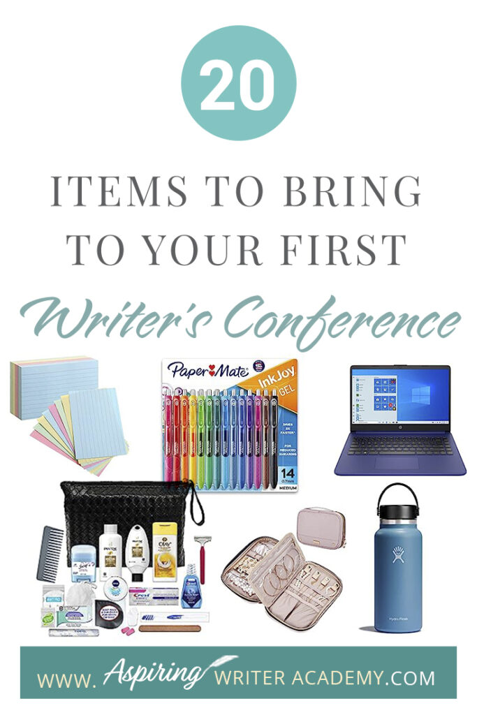 Attending a writer’s conference is one of the best things you can do to either launch or advance your writing career. But what should you bring? Do you need a notebook or a laptop? Do you need business cards? How should you dress? What if you are published and need to bring books for the conference book table? Which items are beneficial, and which should you leave at home? Our post, 20 Items to Bring to Your First Writer’s Conference, offers a valuable checklist to help put your mind at ease.