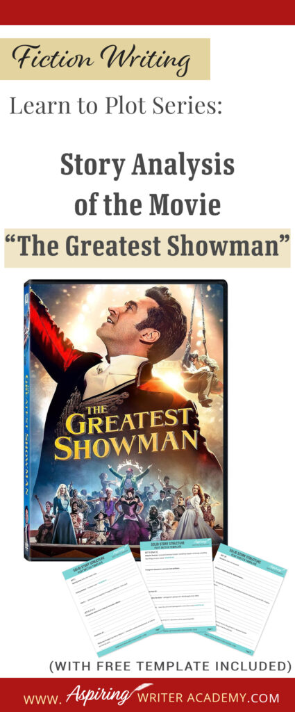 The best way to learn story structure is to analyze good stories. Can you readily identify each plot point in every movie you see or book you read? Or do terms like ‘inciting incident,’ ‘midpoint reversal,’ and ‘black moment’ leave you confused? In our Learn to Plot Fiction Writing Series: Story Analysis of the movie “The Greatest Showman” we show you how to recognize each element and provide a Free Plot Template so you can draft satisfying, high-quality stories of your own.
