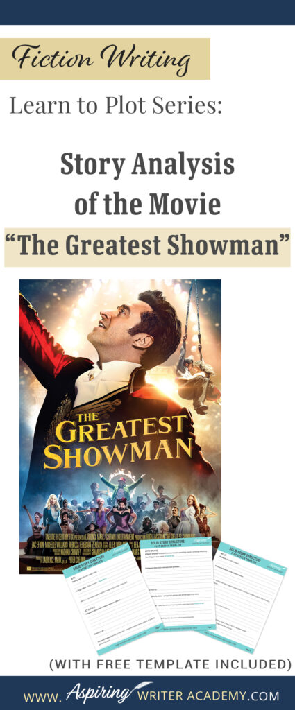 The best way to learn story structure is to analyze good stories. Can you readily identify each plot point in every movie you see or book you read? Or do terms like ‘inciting incident,’ ‘midpoint reversal,’ and ‘black moment’ leave you confused? In our Learn to Plot Fiction Writing Series: Story Analysis of the movie “The Greatest Showman” we show you how to recognize each element and provide a Free Plot Template so you can draft satisfying, high-quality stories of your own.