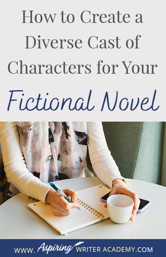Have you read a book where all the characters sound the same and you have trouble remembering who is who? Without dialogue tags, would you know which fictional character is speaking? How can an author create characters that are unique? In our post, How to Create a Diverse Cast of Characters for Your Fictional Novel, we show you how to intentionally design characters who contrast with one another in various ways to create additional conflict and raise the tension in the plot.