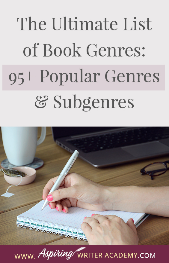 In this blog post The Ultimate List of Book Genres: 95+ Popular Genres & Subgenres we will cover the immense array of book genres and subgenres available. We hope that this post can assist you in choosing a genre that matches your writing style and can help you along in your writing journey. Our intention is to provide you with a comprehensive overview to aid you in finding the genre that resonates with your unique writing style.