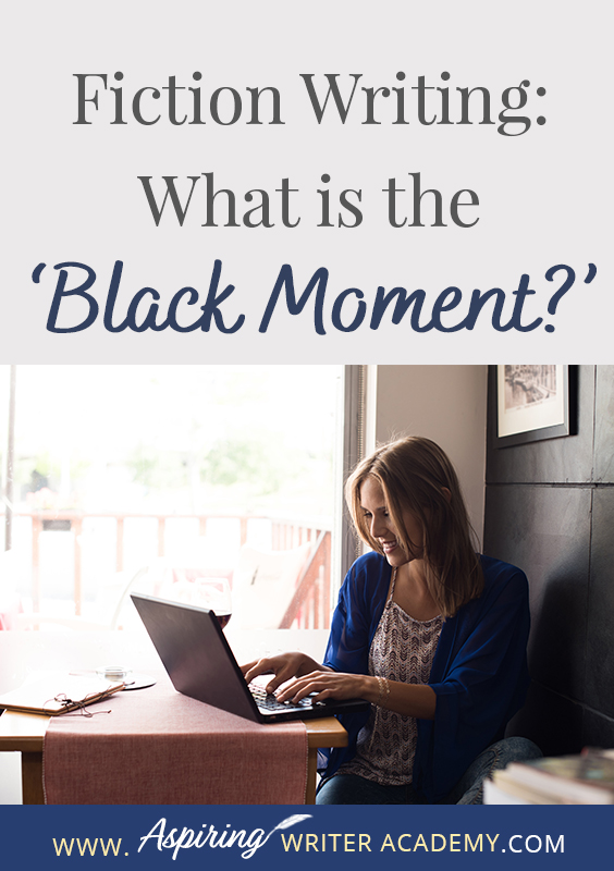 The ‘Black Moment’ is a major turning point in a fictional story where the main characters lose hope. They have struggled to achieve a specific goal and at this dark, bleak moment something happens, either triggered by the opposition or by their own weaknesses that cause them to believe they’ve failed and ‘all is lost.’ In Fiction Writing: What is the ‘Black Moment?’ we give you tips and illustrative examples to help you create a fabulous Black Moment scene of your own.