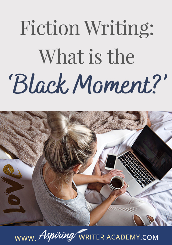 The ‘Black Moment’ is a major turning point in a fictional story where the main characters lose hope. They have struggled to achieve a specific goal and at this dark, bleak moment something happens, either triggered by the opposition or by their own weaknesses that cause them to believe they’ve failed and ‘all is lost.’ In Fiction Writing: What is the ‘Black Moment?’ we give you tips and illustrative examples to help you create a fabulous Black Moment scene of your own.