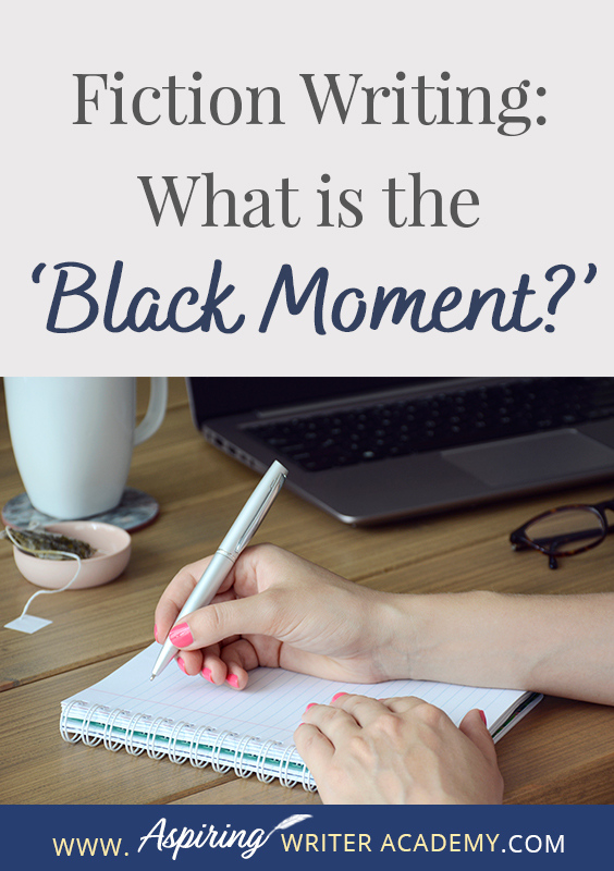 The ‘Black Moment’ is a major turning point in a fictional story where the main characters lose hope. They have struggled to achieve a specific goal and at this dark, bleak moment something happens, either triggered by the opposition or by their own weaknesses that cause them to believe they’ve failed and ‘all is lost.’ In Fiction Writing: What is the ‘Black Moment?’ we give you tips and illustrative examples to help you create a fabulous Black Moment scene of your own.