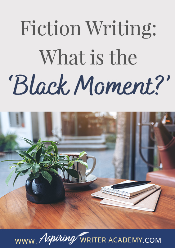 The ‘Black Moment’ is a major turning point in a fictional story where the main characters lose hope. They have struggled to achieve a specific goal and at this dark, bleak moment something happens, either triggered by the opposition or by their own weaknesses that cause them to believe they’ve failed and ‘all is lost.’ In Fiction Writing: What is the ‘Black Moment?’ we give you tips and illustrative examples to help you create a fabulous Black Moment scene of your own.