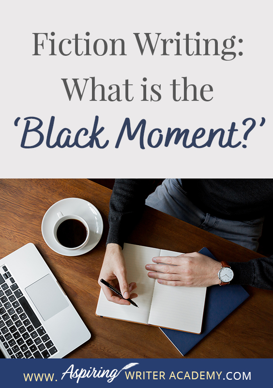 The ‘Black Moment’ is a major turning point in a fictional story where the main characters lose hope. They have struggled to achieve a specific goal and at this dark, bleak moment something happens, either triggered by the opposition or by their own weaknesses that cause them to believe they’ve failed and ‘all is lost.’ In Fiction Writing: What is the ‘Black Moment?’ we give you tips and illustrative examples to help you create a fabulous Black Moment scene of your own.