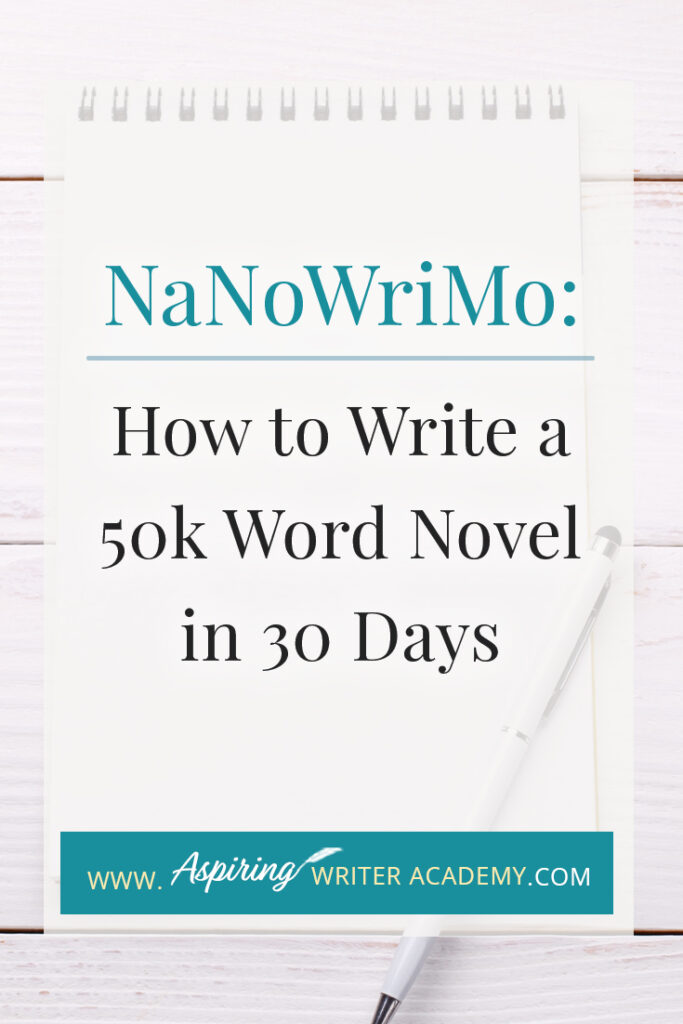 November is National Novel Writing Month, a time when thousands of writers around the world will attempt to write a 50,000-word novel in 30 days. You can sign up for the free challenge at https://nanowrimo.org/ and use their digital graphs and charts to track your progress and keep you accountable each day. But how can you write a novel so quickly? In our post, NaNoWriMo: How to Write a 50k Word Novel in 30 Days, we give you a list of helpful tips to keep you on target and finish a winner!