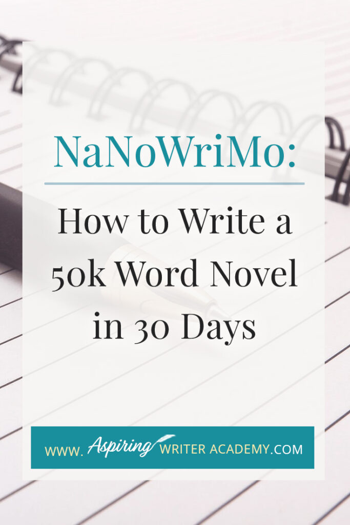 November is National Novel Writing Month, a time when thousands of writers around the world will attempt to write a 50,000-word novel in 30 days. You can sign up for the free challenge at https://nanowrimo.org/ and use their digital graphs and charts to track your progress and keep you accountable each day. But how can you write a novel so quickly? In our post, NaNoWriMo: How to Write a 50k Word Novel in 30 Days, we give you a list of helpful tips to keep you on target and finish a winner!