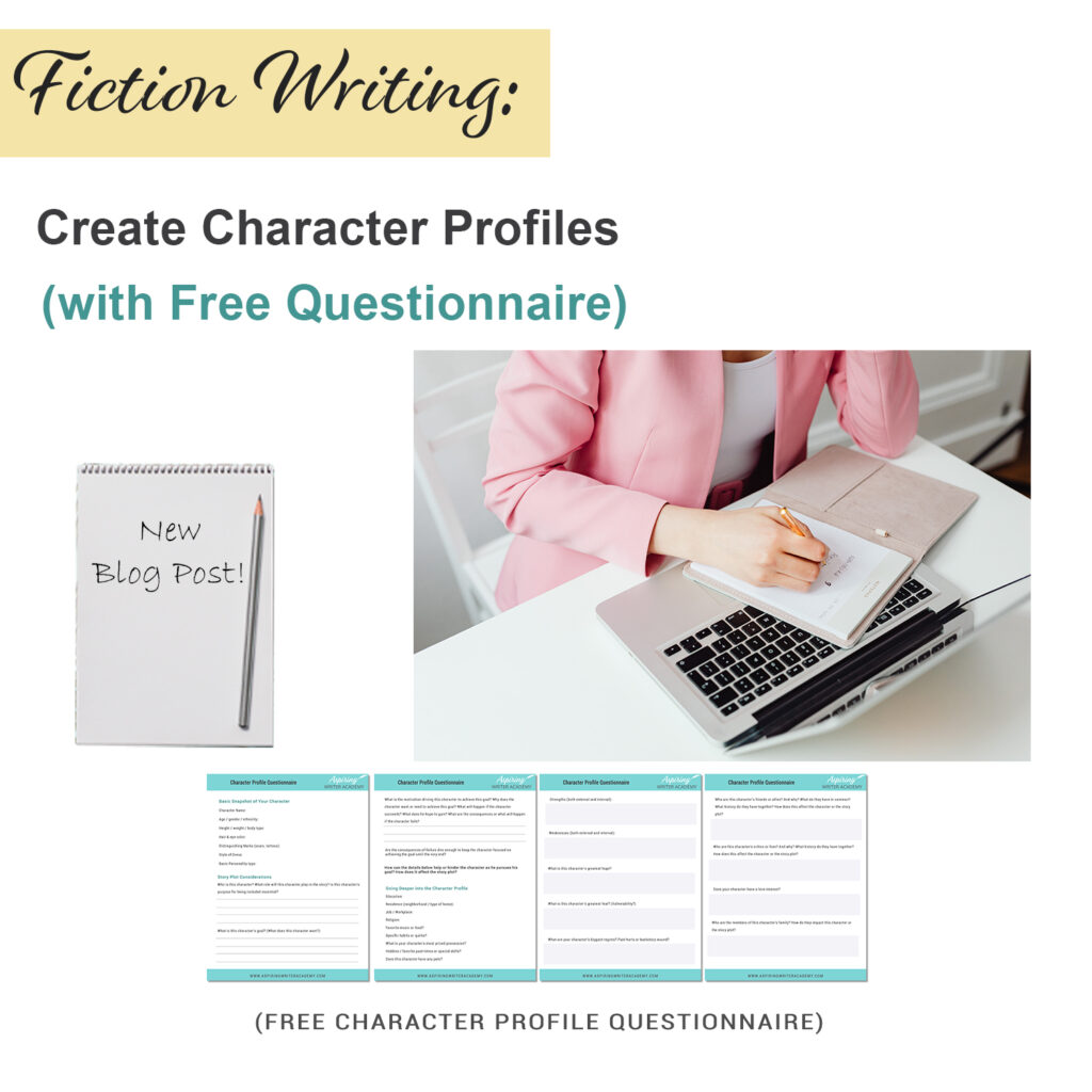 If you are planning to write a new story or need to add a character to your fiction novel, a handy fill-in-the-blank questionnaire can help define your character’s personality in a flash. Beyond name, age, and hair color, our post, Fiction Writing: Create Character Profiles (with Free Questionnaire) helps you identify personality traits for your cast of characters that strengthen the story, intensify conflict, and enhance the plot.