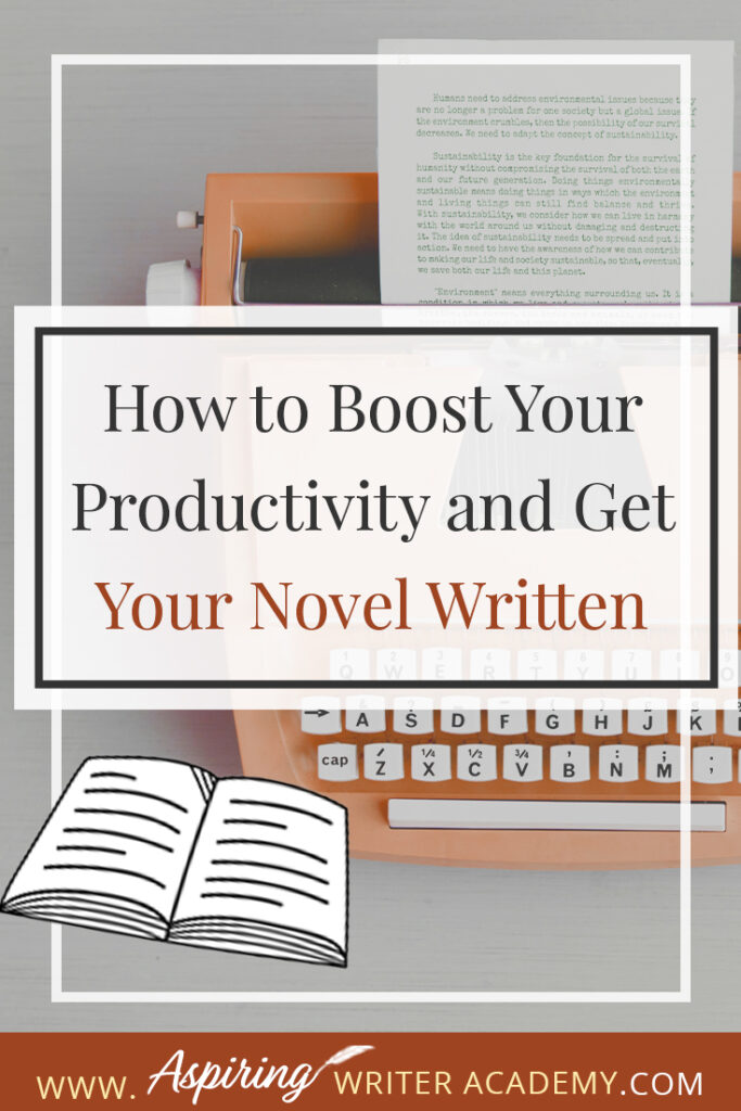 Do you have trouble finding time to write? Or do you wish you could increase your daily wordcount but find personal obligations and the other things on your to-do list keep getting in the way? Do you procrastinate? Do you find yourself eager to get your pages written then get derailed by interruptions? In our post, How to Boost Your Productivity and Get Your Novel Written, we give you tips and advice to set up the right habits that will allow you to focus, take back your time, and write.