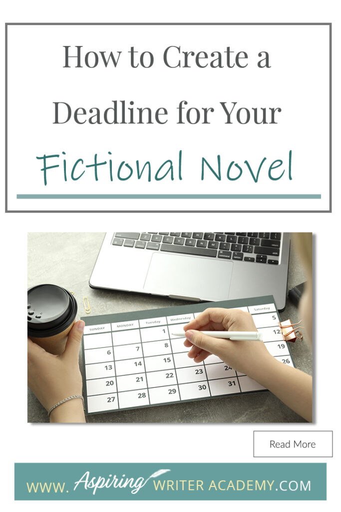 The difference between a goal and a dream is that a goal has a deadline, a targeted finish date. Is it your goal to write and finish a book? Do you have an action plan? Or does the whole process feel overwhelming? Even if you do not have a book contract you should aim for a date of completion to help keep you on track. In our post, How to Create a Deadline for Your Fictional Novel, we show you how to calculate your finish date and set up milestones to mark your progress toward a finished book.